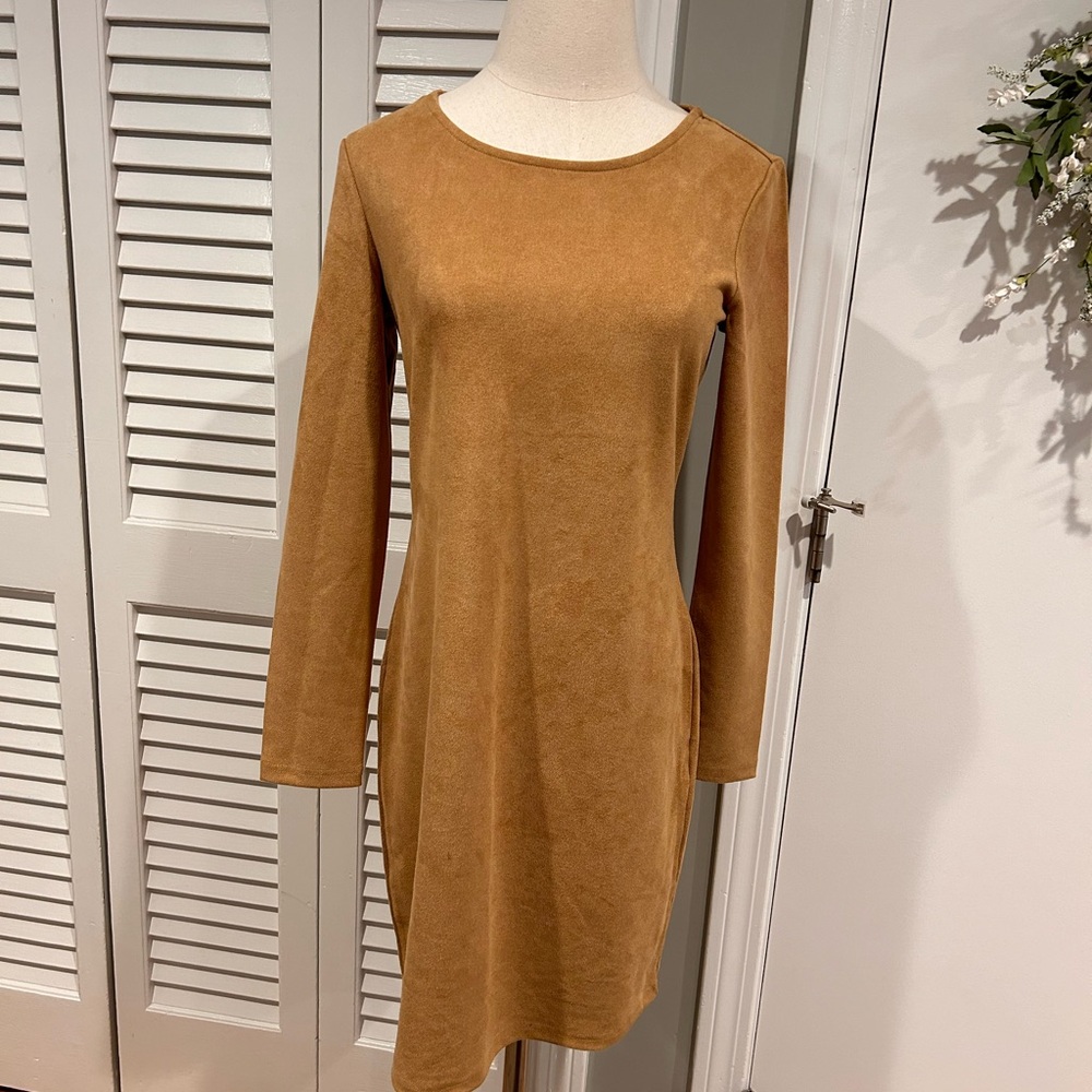 Tahari Faux Suede Dress (S/P)